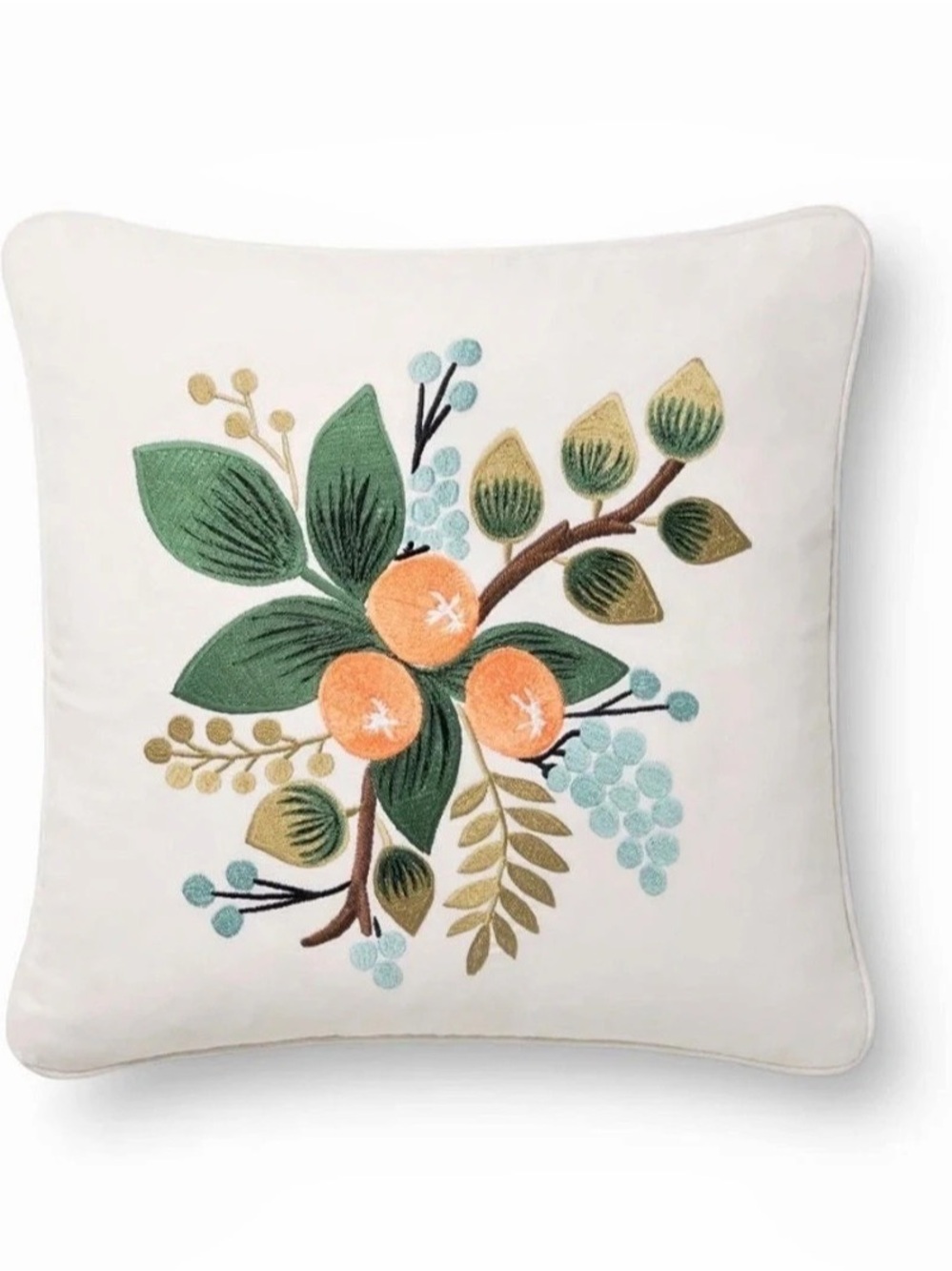 Rifle Paper Co. x Loloi Fruit Stand Pillow Cover Only